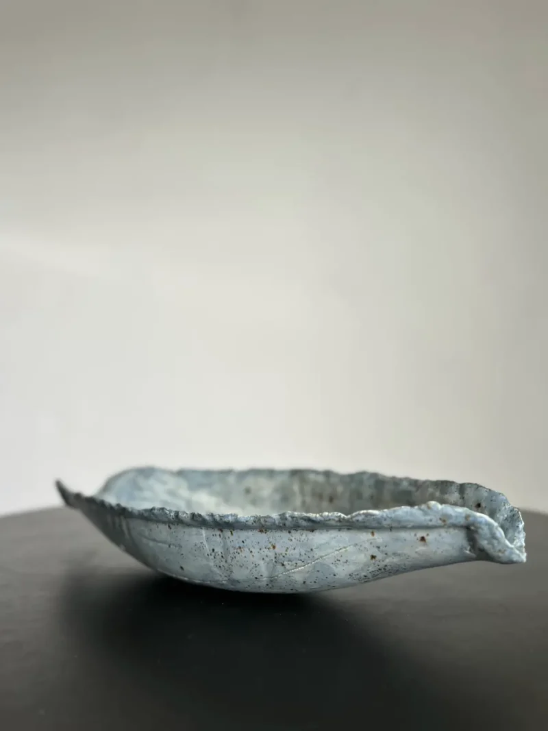 Ljósblá leirskál - Image 3