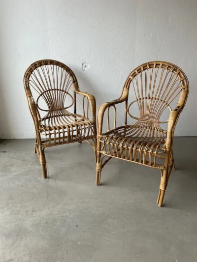 Ítalskur bambus stóll