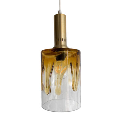 Handblásið Murano glerljós