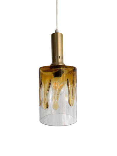 Handblásið Murano glerljós