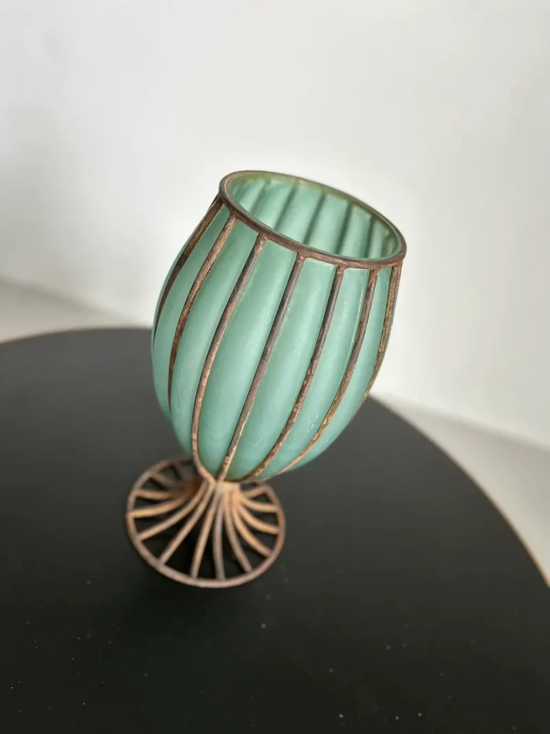 Grænn Murano vasi - Image 6