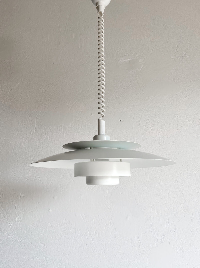 Hvítt vintage loftljós - Image 3