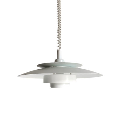 Hvítt vintage loftljós