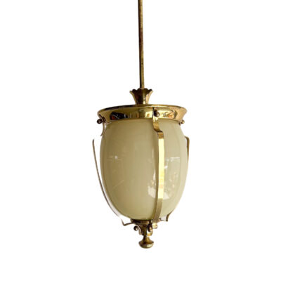 Ljós úr messing og opalgleri