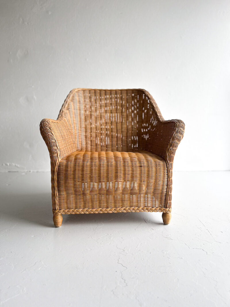 Stór rattan hægindastóll - Image 11