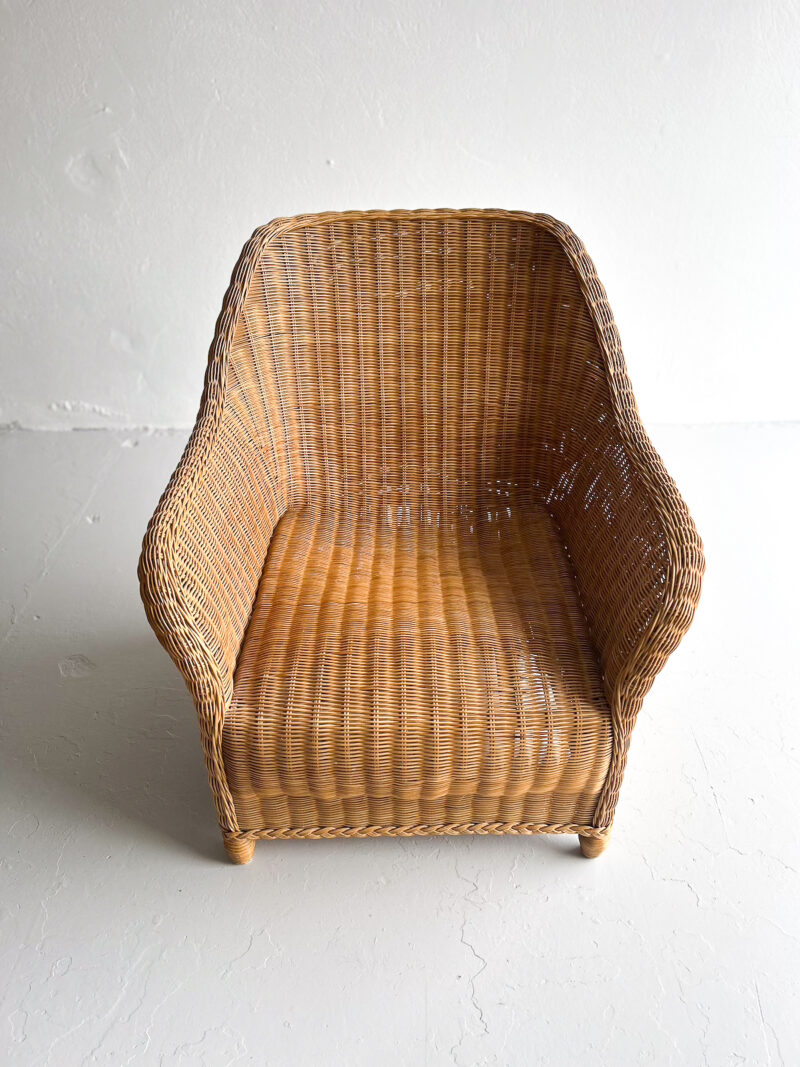 Stór rattan hægindastóll - Image 10