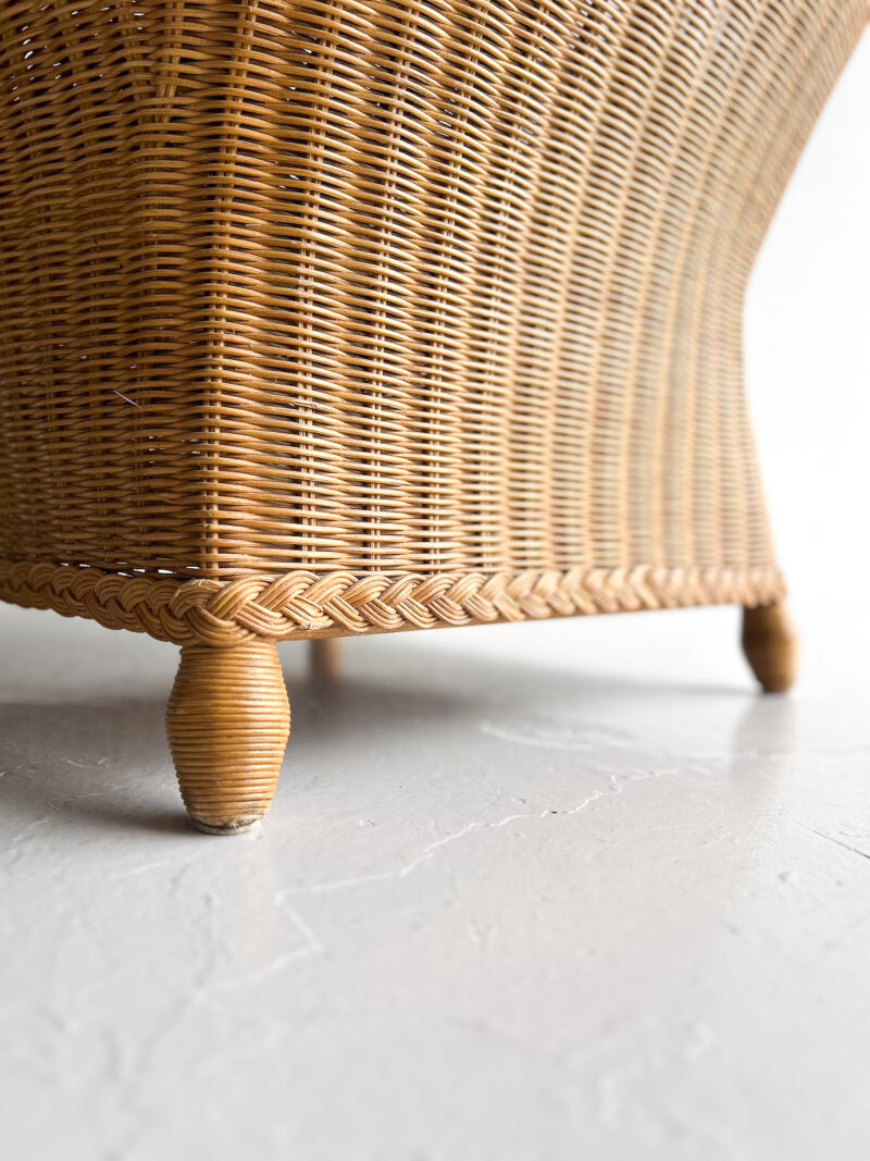 Stór rattan hægindastóll - Image 6