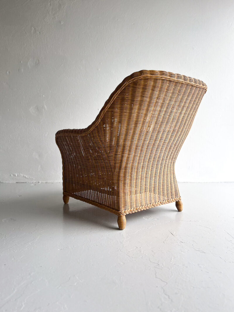 Stór rattan hægindastóll - Image 3