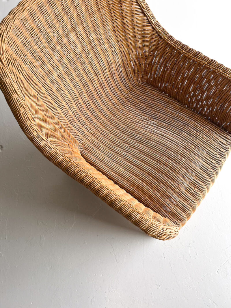 Stór rattan hægindastóll - Image 12