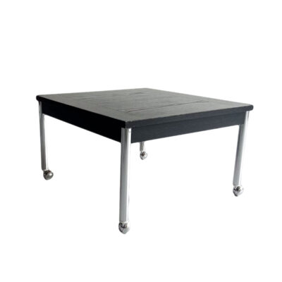 Sófaborð á hjólum - krómfætur