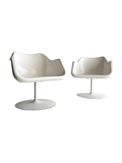 Vintage stólapar - lágir (2 saman)