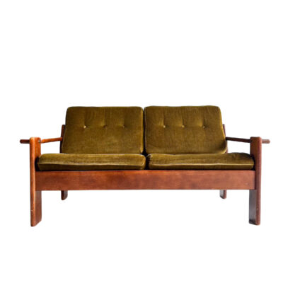 Grænn sófi - tveggja sæta