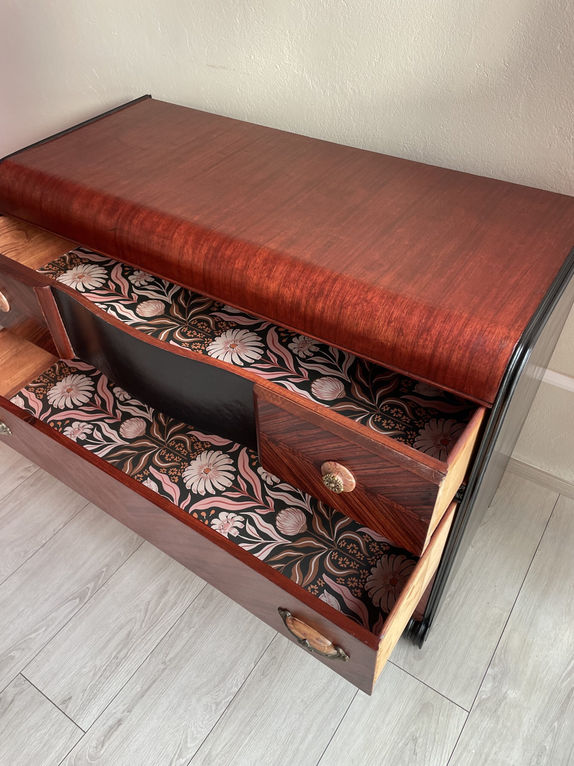 Art Deco Waterfall kommóða - Image 7