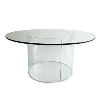 Sófaborð úr gleri