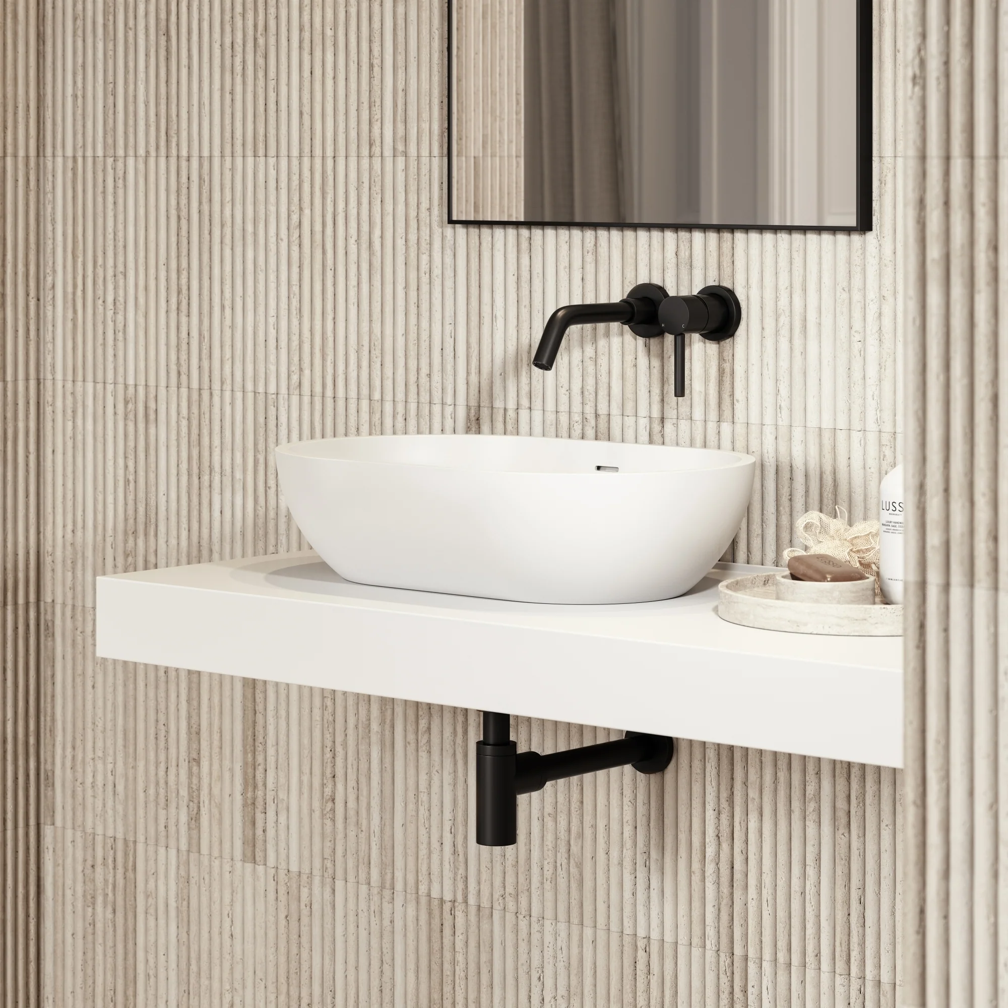 Picasso handlaug - Lusso Stone - Image 3