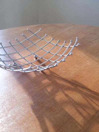 Vintage 1990s IKEA Metal Wire Fruit Bowl