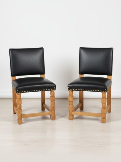 Vintage bólstraðir stólar 2stk